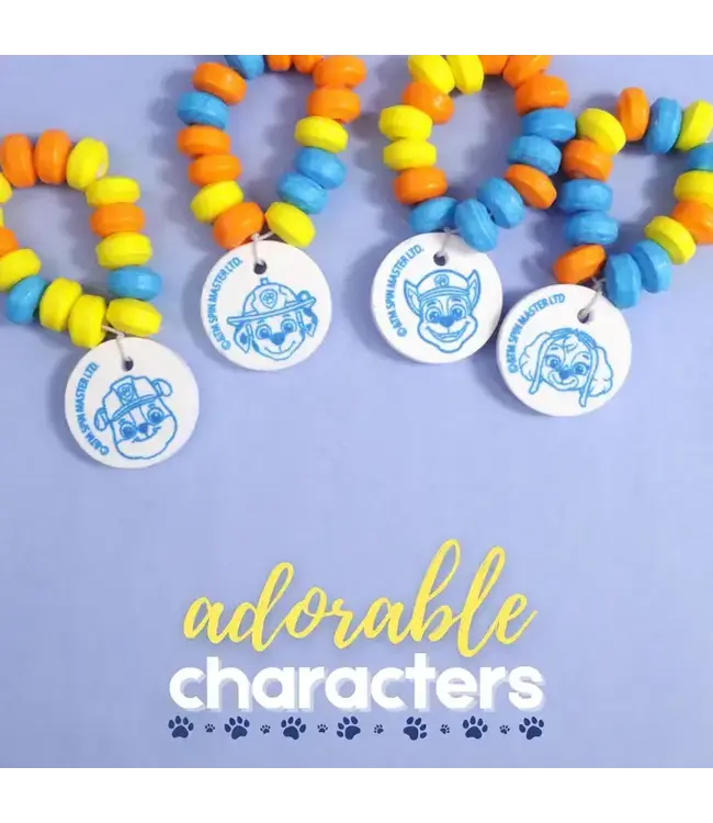 NEEDZO INC Paw Patrol Candy Bracelets, Valentine's Exchange, 20 Count