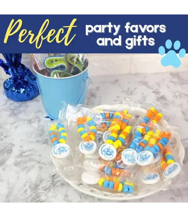 NEEDZO INC Paw Patrol Candy Bracelets, Valentine's Exchange, 20 Count