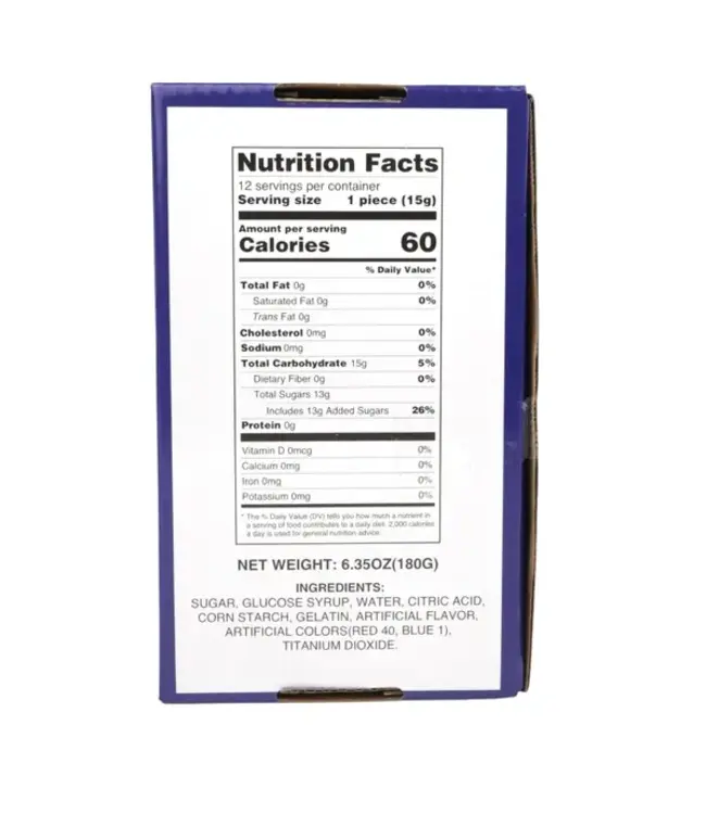 NEEDZO INC Box of American Flag Star Suckers, Individually Wrapped, 12