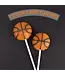 NEEDZO INC Box of Basketball Lollipops, Individually Wrapped, 24 Count
