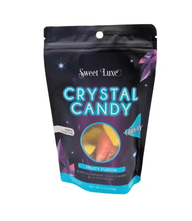 SHOWCASE Sweet Luxe™ New Extra Crunchy Crystal Candy - Fruity Fusion Flavor Mix