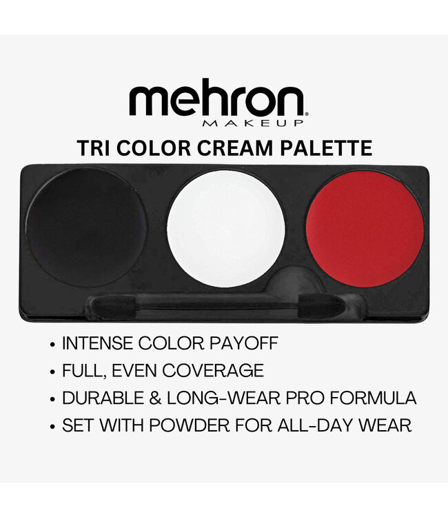 MEHRON Tri-Color Makeup Palette Pirate