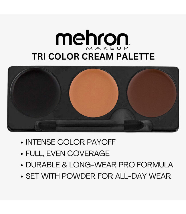 MEHRON Tri-Color Makeup Palette Werewolf