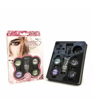 PAINT GLOW Chunky Glitter Set