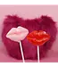 NEEDZO INC Pucker Lips Lollipops, Individually Wrapped Suckers, 24 Ct