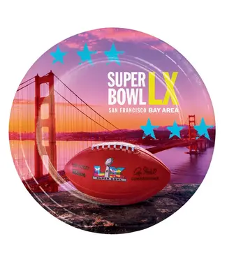 Creative Converting Super Bowl LX 9" Plates
