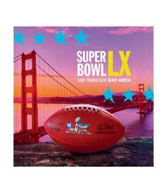 Creative Converting Super Bowl LX Lunch Napkins - 16 Count