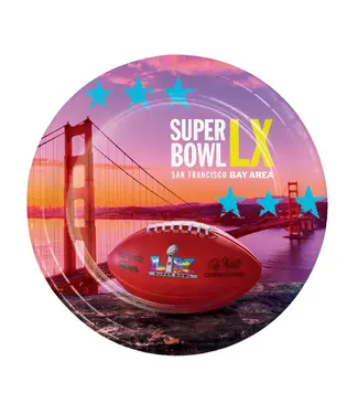 Creative Converting Super Bowl LX 7" Plates