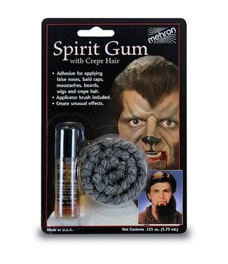 MEHRON SPIRIT GUM W/ GRAY HAIR