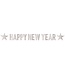 BEISTLE Foil Happy New Year Streamer - Silver