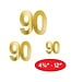 BEISTLE Foil "90" Birthday Cutouts-6ct