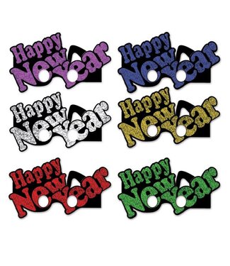 BEISTLE Happy New Year Eyeglasses - 6 Count