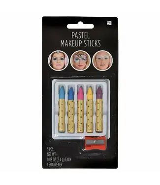 Amscan 5CT Pastel Crayon Makeup