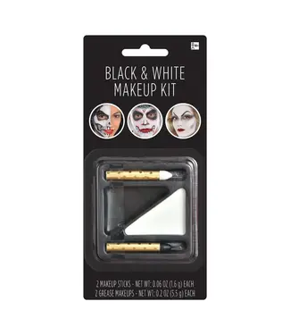 Amscan Black & White Makeup Kit