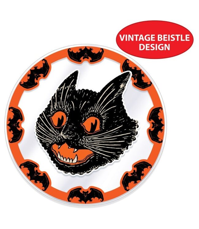 BEISTLE 4CT PLASTIC VINTAGE HALLOWEEN PLACEMATS