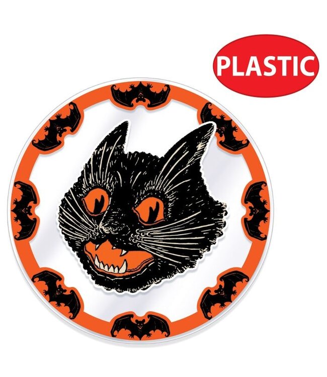 BEISTLE 4CT PLASTIC VINTAGE HALLOWEEN PLACEMATS