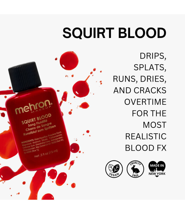 MEHRON Bright Arterial Squirt Blood - .5oz