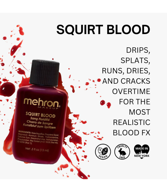MEHRON Squirt Blood  Dark Venous - .5oz
