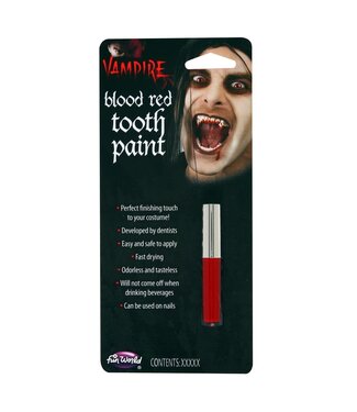 Fun World Blood Red Tooth Paint