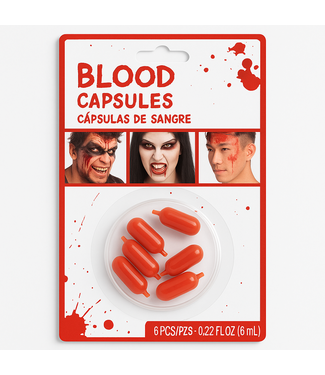 Amscan 6CT Red Blood Capsules