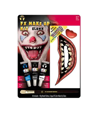 TINSLEY TRANSFERS FX Makeup Kit Clown