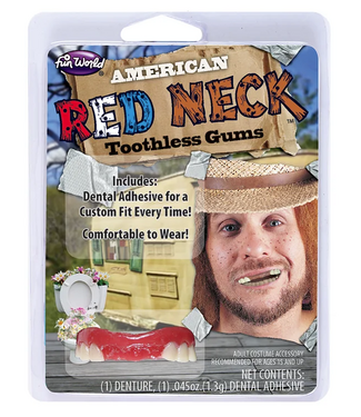 Fun World Red Neck Toothless Gums