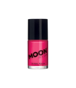 Moon Products Intense Pink – Neon UV Nail Polish, 10ml