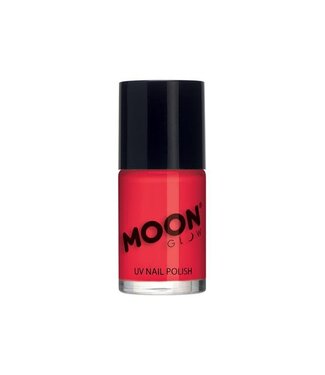 Moon Products Intense Red – Neon UV Nail Polish, 10ml