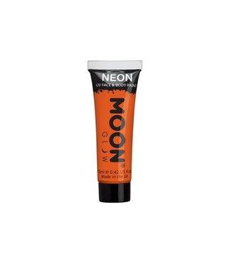 Moon Products Intense Orange - Neon UV Face & Body Paint, 12mL