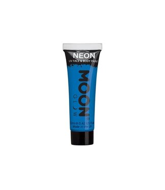 Moon Products Intense Blue - Neon UV Face & Body Paint, 12mL