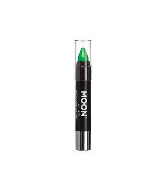 Moon Products Intense Green – Neon UV Body Crayon, 3.2g