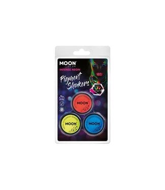 Moon Products Red, Yellow, Blue - Neon UV Pigment Shaker