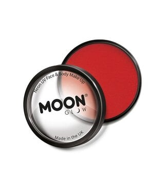 Moon Products Intense Red - Neon UV Professional Face Paint, 36g