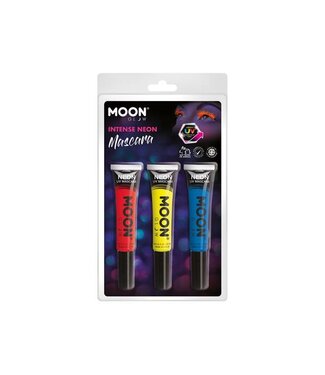 Moon Products Red, Yellow, Blue - Neon UV Mascara, 15mL