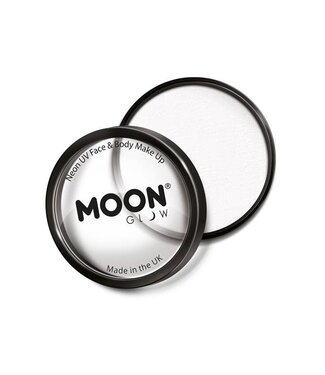 MOON CREATIONS White - Neon UV Professional Face Paint, 36g