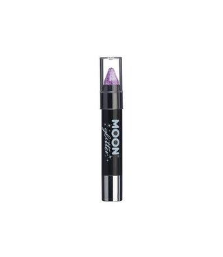 Moon Products Purple - Iridescent Glitter Body Crayon, 3.5g