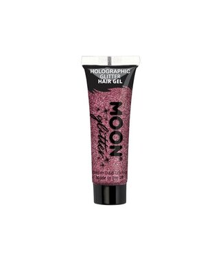 Moon Products Pink – Holographic Glitter Hair Gel, 20ml