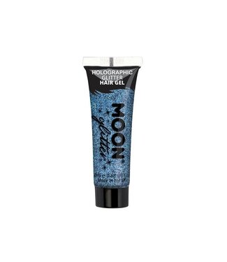Moon Products Blue – Holographic Glitter Hair Gel, 20ml