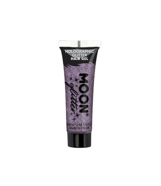Moon Products Purple – Holographic Glitter Hair Gel, 20ml