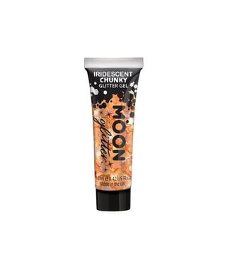 Moon Products Orange - Iridescent Chunky Glitter Gel, 12mL