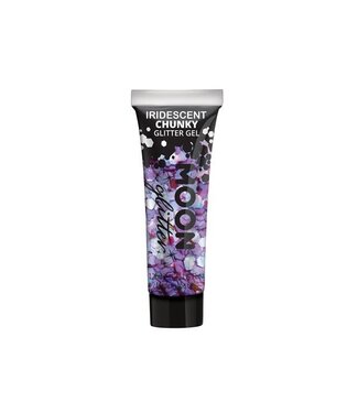 Moon Products Purple - Iridescent Chunky Glitter Gel, 12mL