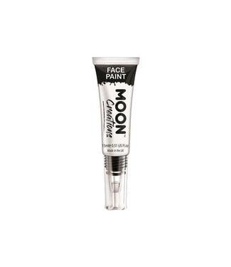 Moon Products White – Face & Body Paint with Brush 15ML