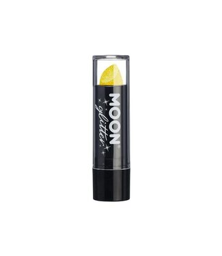 MOON CREATIONS Yellow - Iridescent Glitter Lipstick, 5g