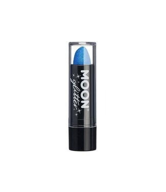 Moon Products Blue - Iridescent Glitter Lipstick, 5g
