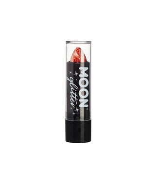 MOON CREATIONS Red Holographic Glitter Lipstick, 5g