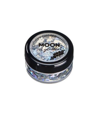 Moon Products Silver – Holographic Chunky Glitter