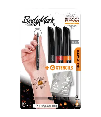BIC Red, Orange, Black - 3CT Body Markers