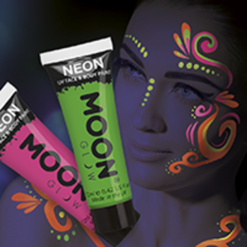 Glow in the dark and Neon make up