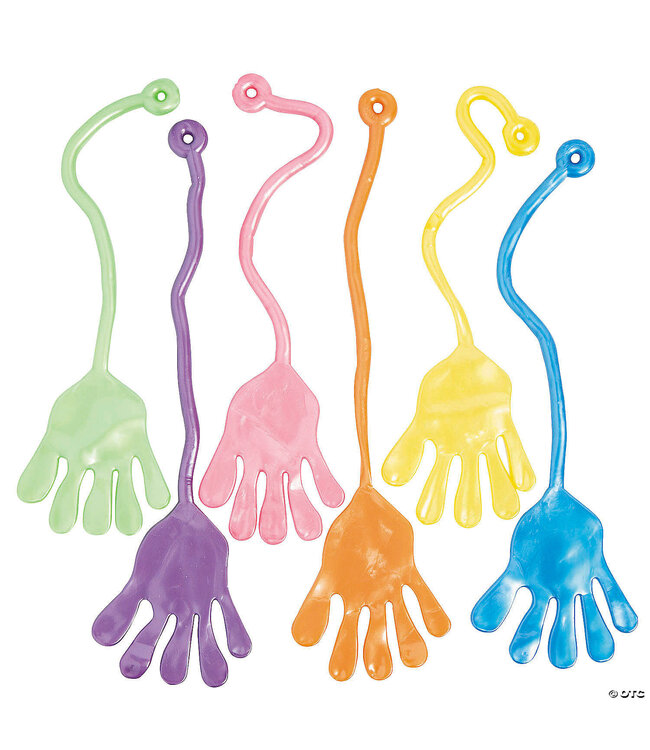 FUN EXPRESS Jumbo Sticky Hands - 4 Count