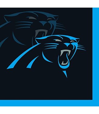 Creative Converting Carolina Panthers Beverage Napkins - 16 Count